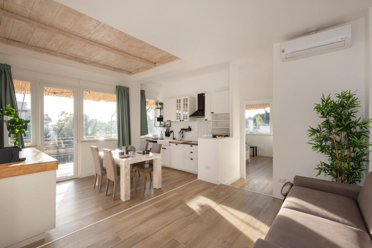 Ferienwohnung Grande, Terrazzato Perfetto Per Famiglie E Gruppi Rom Exterior foto