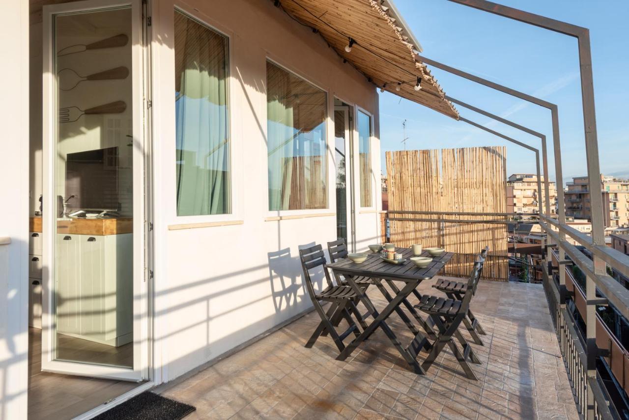 Ferienwohnung Grande, Terrazzato Perfetto Per Famiglie E Gruppi Rom Exterior foto